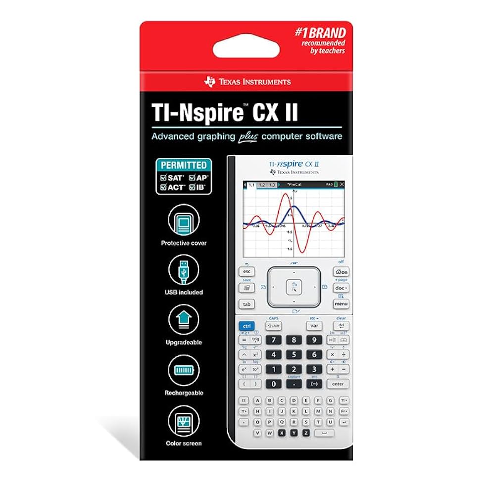 Amazon.com : Texas Instruments TI-Nspire CX II Color